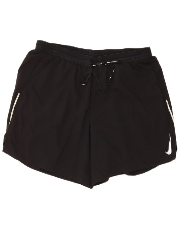 Shorts esportivos masculinos Nike Dri Fit 2XL poliéster preto