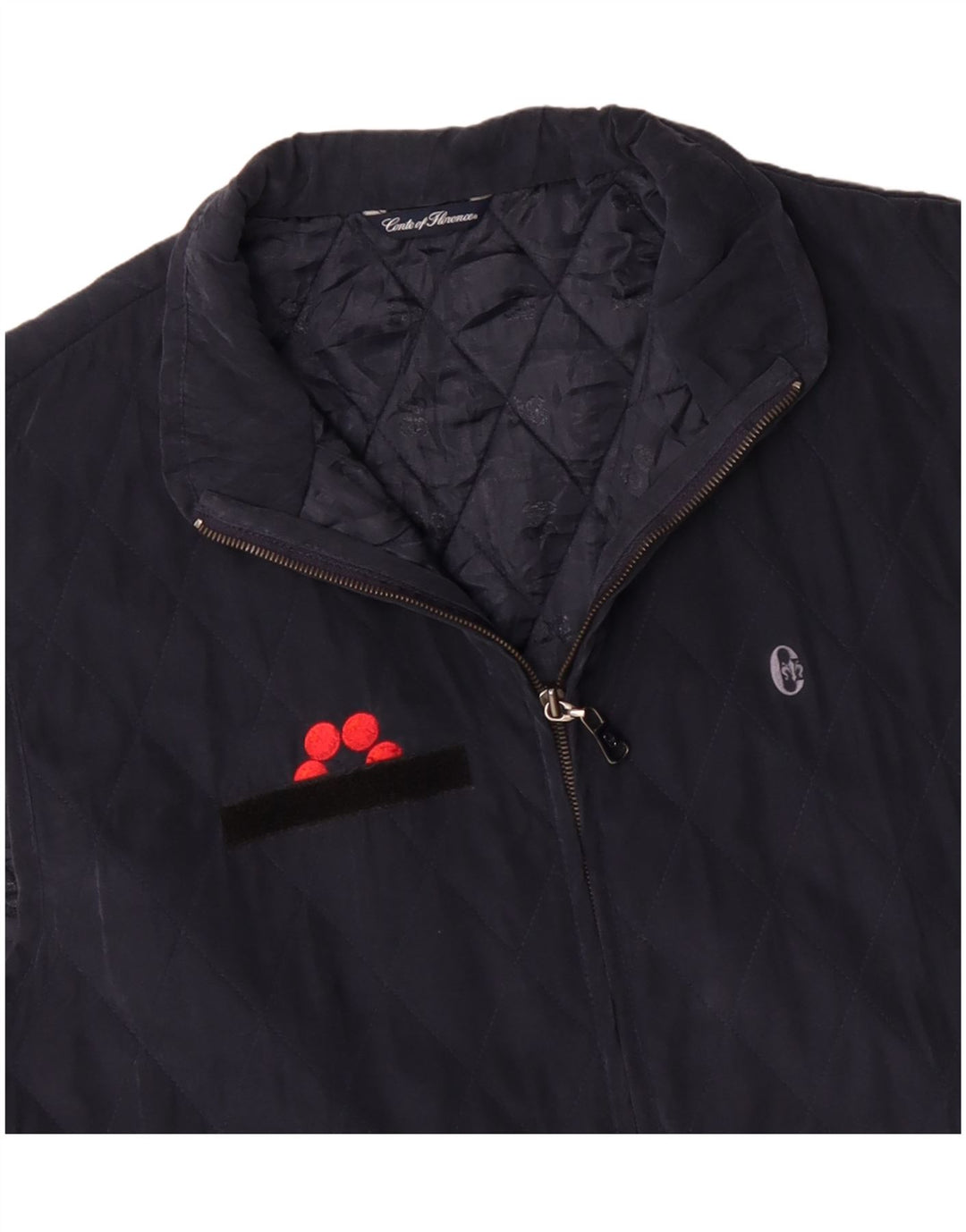 Colete acolchoado masculino CONTE OF FLORENCE UK 44 2XL azul marinho