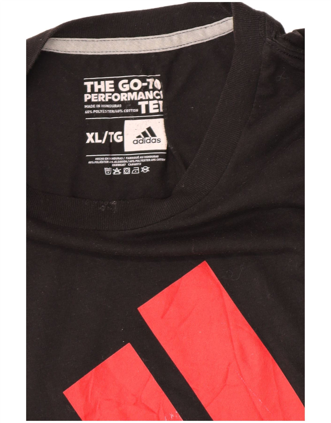 Camiseta Adidas Masculina Climalite Graphic Top XL Preto Poliéster