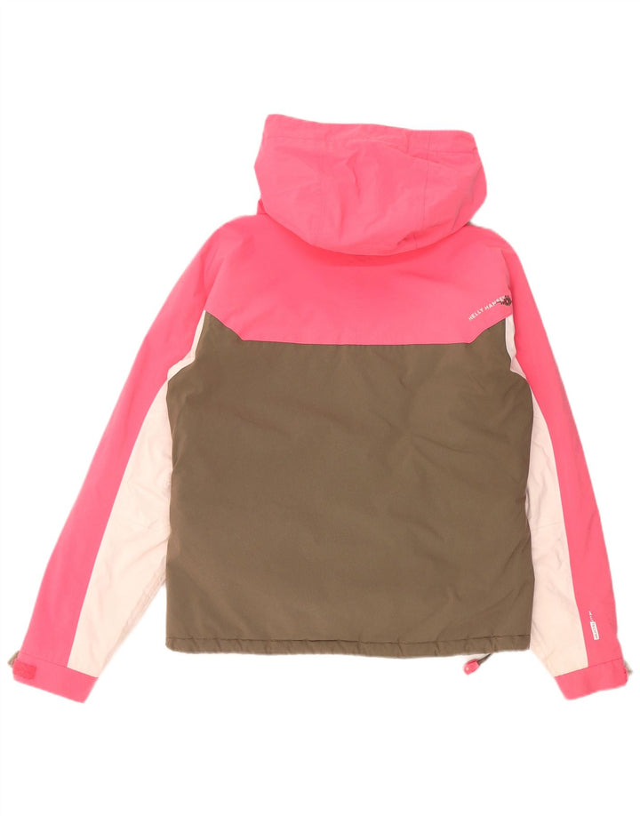 Jaqueta corta-vento feminina HELLY HANSEN UK 14 médio multicolorido