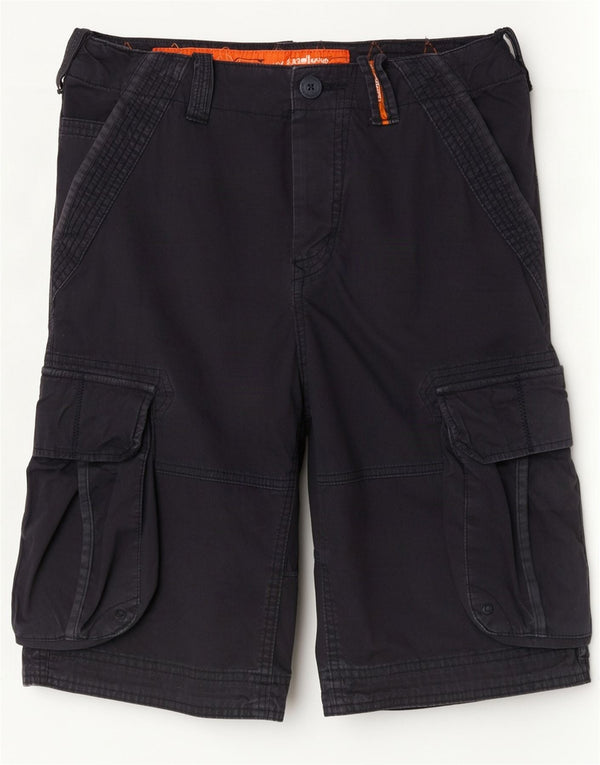 Shorts cargo masculino Superdry médio W32 algodão azul marinho