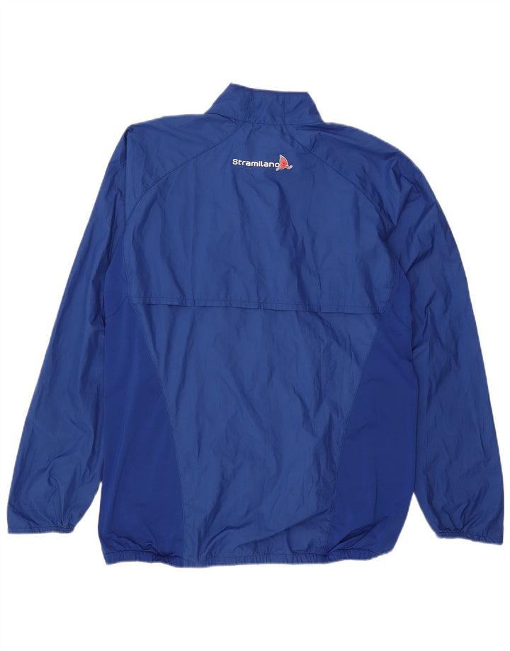 Asics Mens Tracksuit Top Jaqueta Grande Azul Poliéster