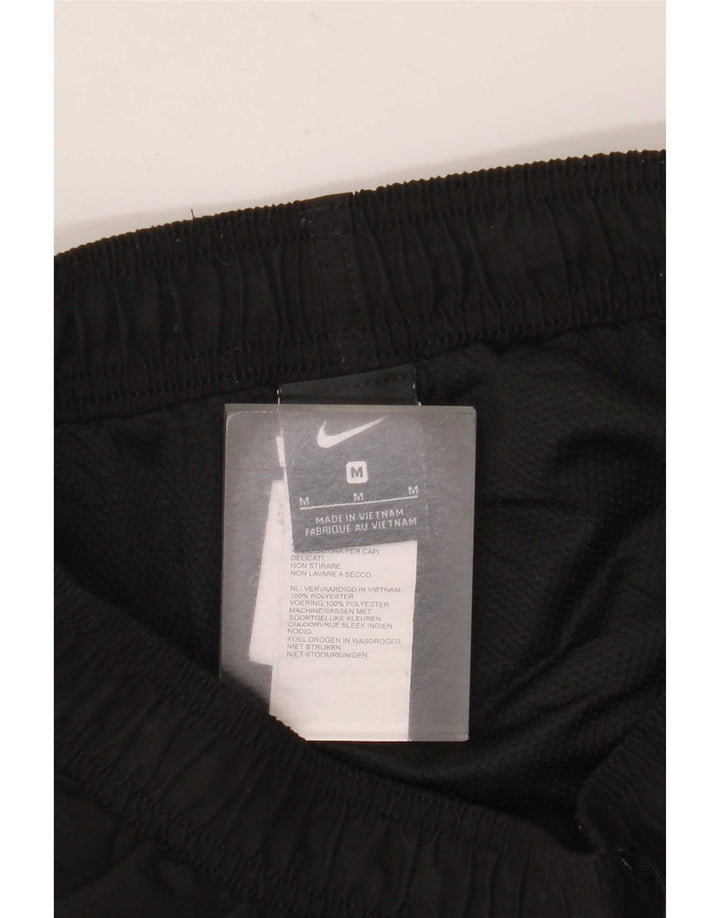 Shorts esportivos gráficos masculinos Nike médio preto poliéster