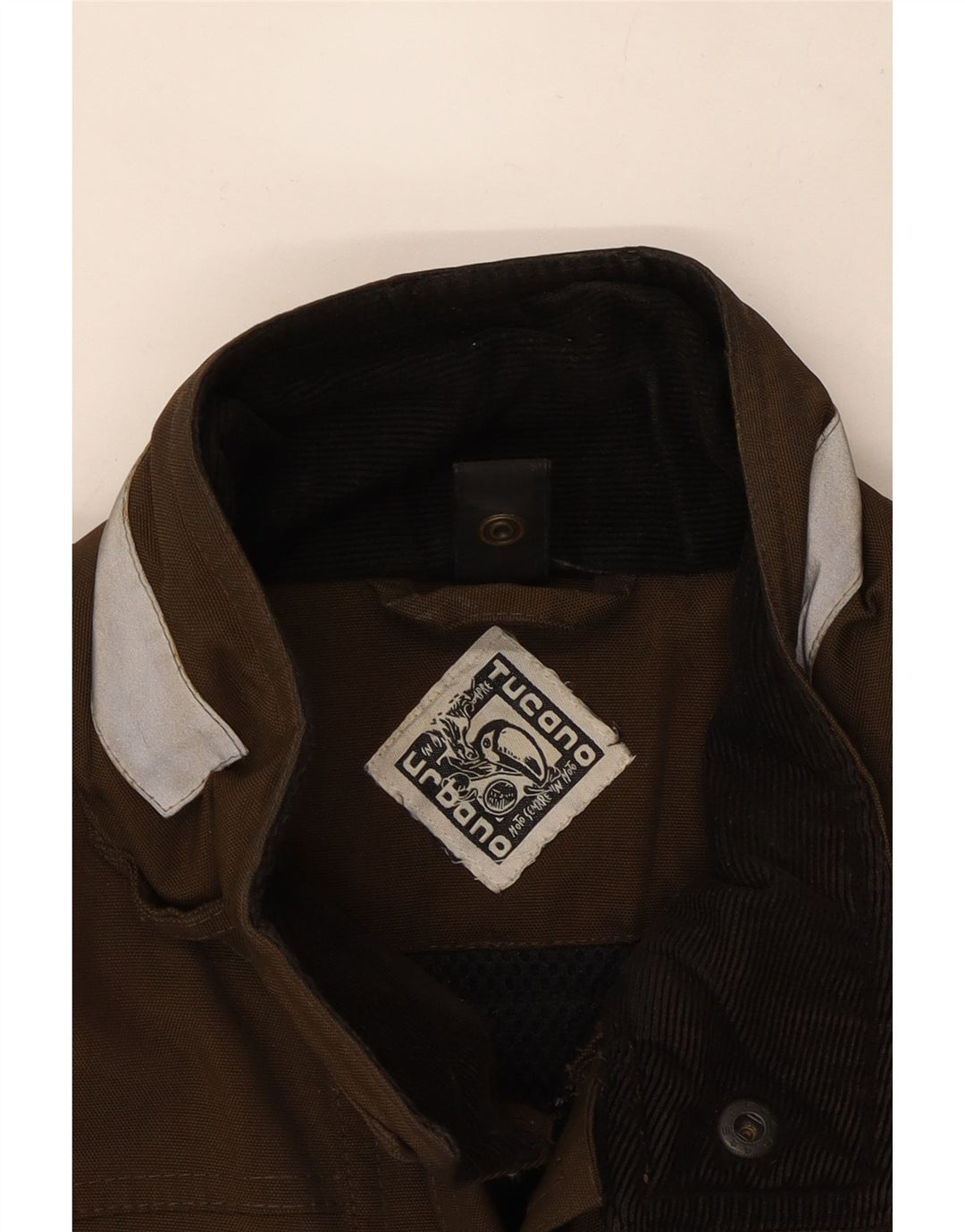 Jaqueta utilitária masculina Tucano Urbano UK 40 grande marrom nylon
