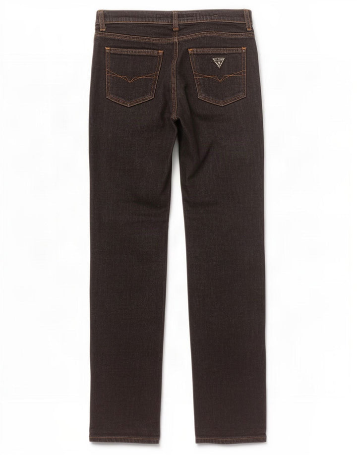 Guess Jeans Bootcut Feminino W27 L31 Algodão Preto