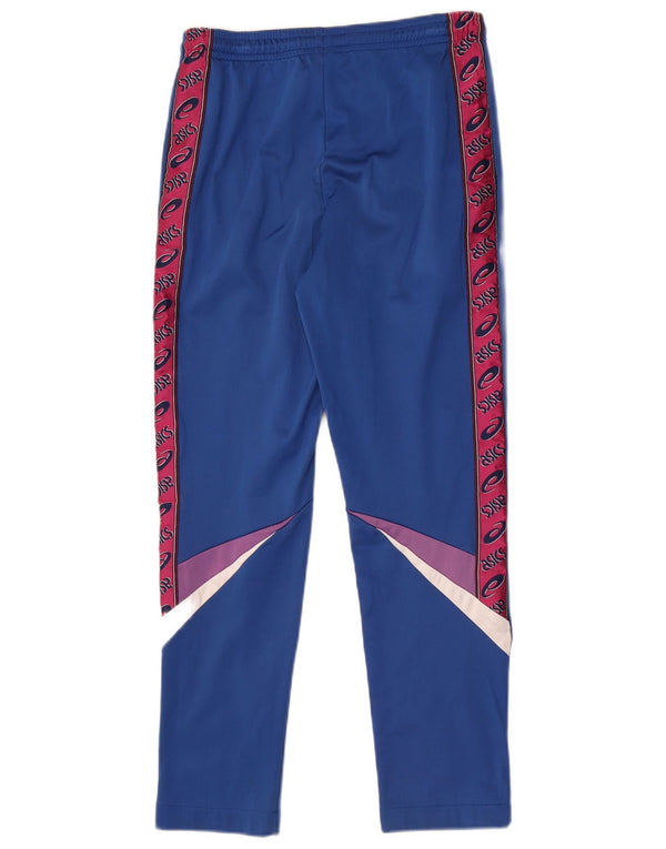 Calça de treino masculina Asics Graphic azul médio colorblock