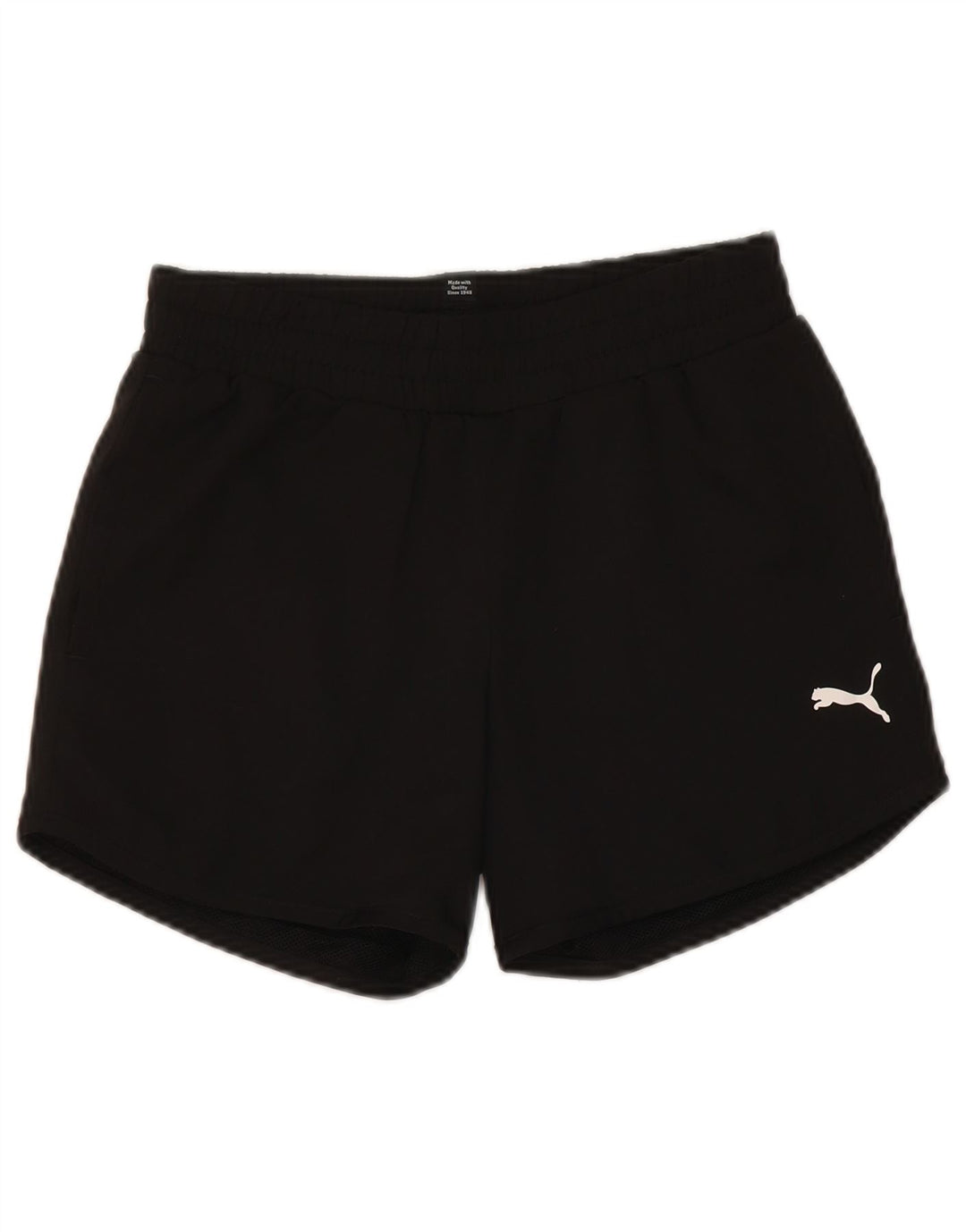 Shorts esportivos Puma meninas 13-14 anos preto poliéster