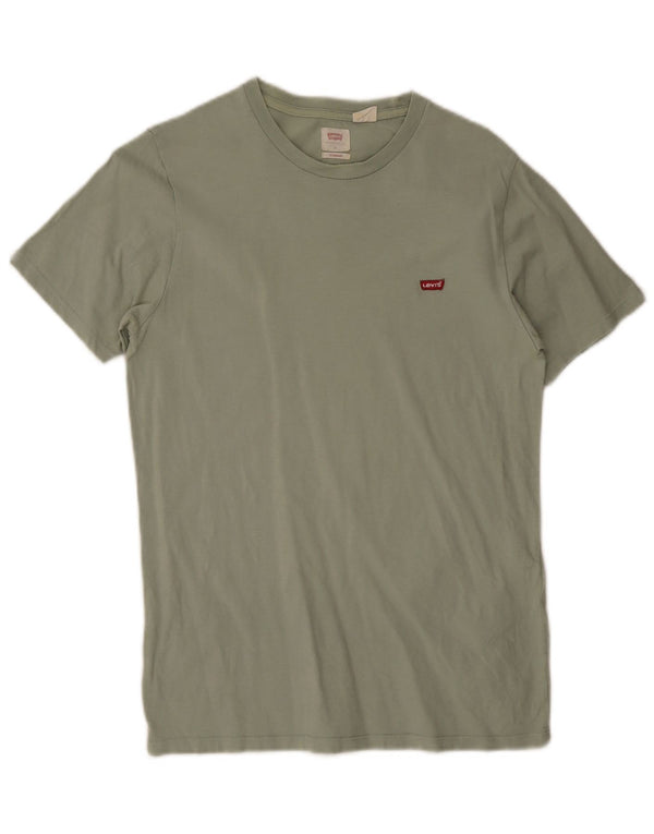 Camiseta masculina padrão Levi's Top pequeno algodão verde
