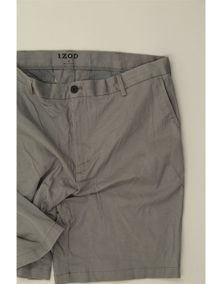 IZOD Mens Chino Shorts W36 Large Grey Cotton Vintage Izod and Second-Hand Izod from Messina Hembry 