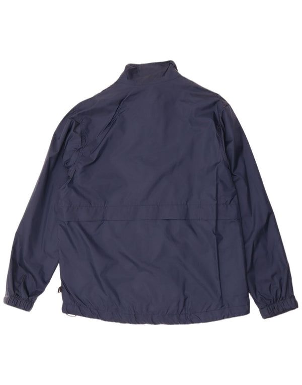 Jaqueta de chuva masculina Nike UK 38 médio azul marinho nylon