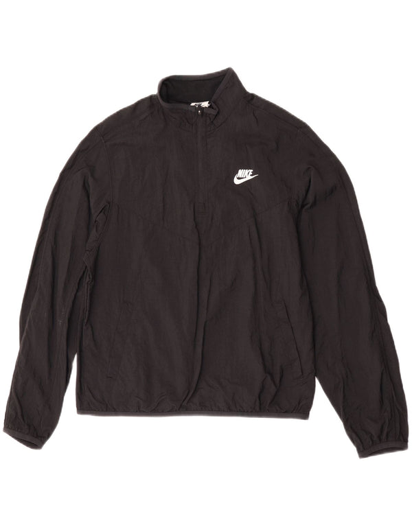 Jaqueta Nike Boys Graphic Pullover Treino Top 13-14 Anos XL Preto Nylon