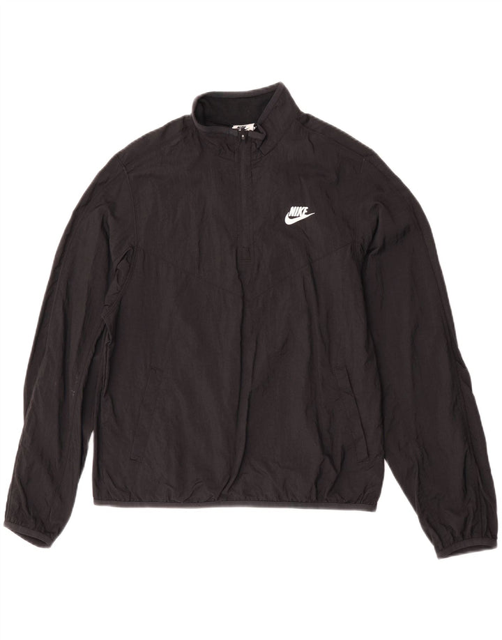 Jaqueta Nike Boys Graphic Pullover Treino Top 13-14 Anos XL Preto Nylon