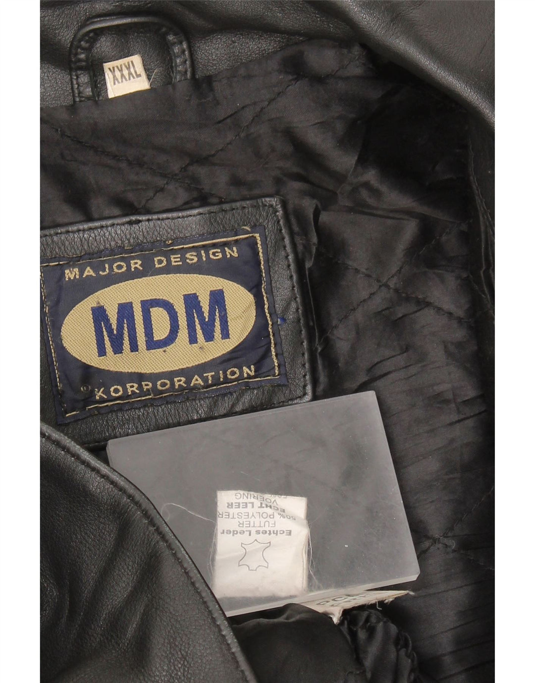 Jaqueta de motociclista de couro feminina vintage UK 22 3XL couro preto