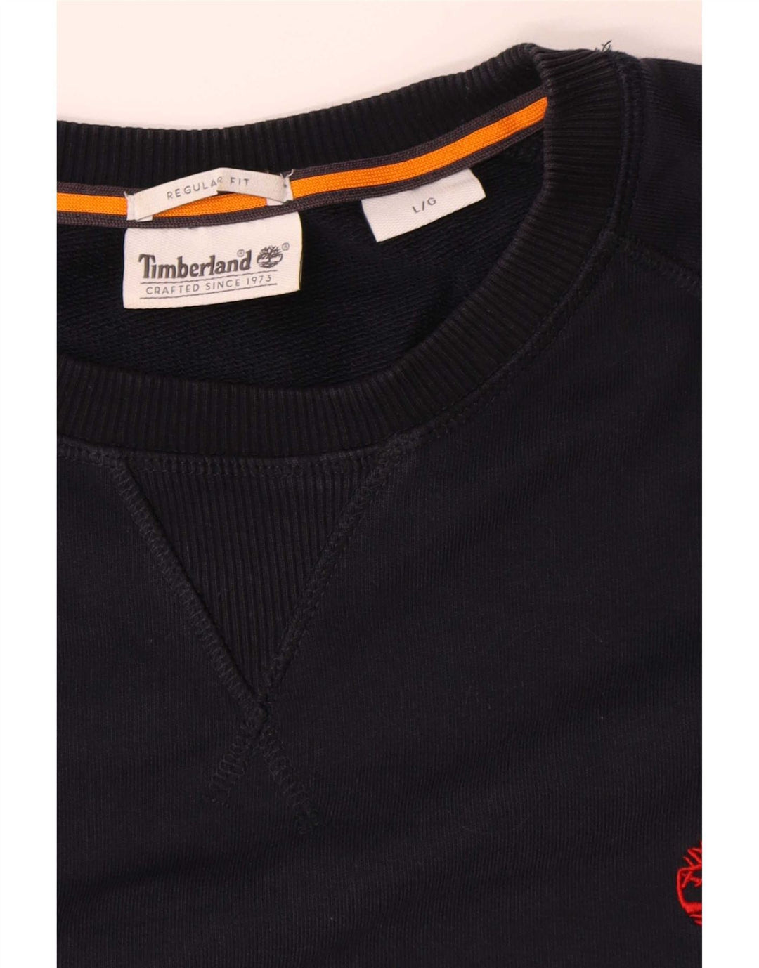 Moletom masculino Timberland Regular Fit grande algodão azul marinho