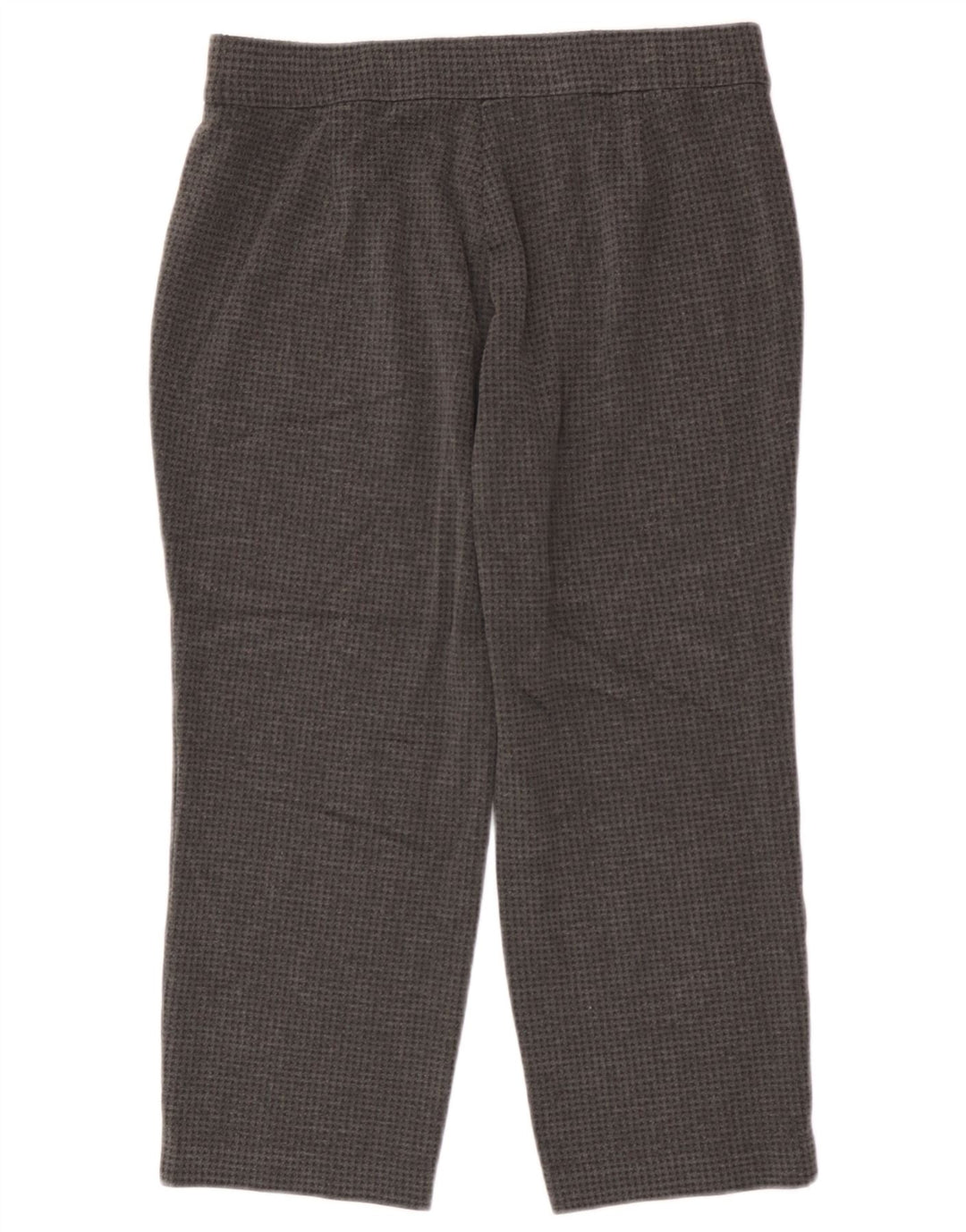 Calças cortadas femininas Marks & Spencer UK 16 grandes W34 L23 cinza