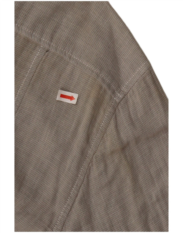 Camisa masculina Guess 2XL algodão guingão cinza