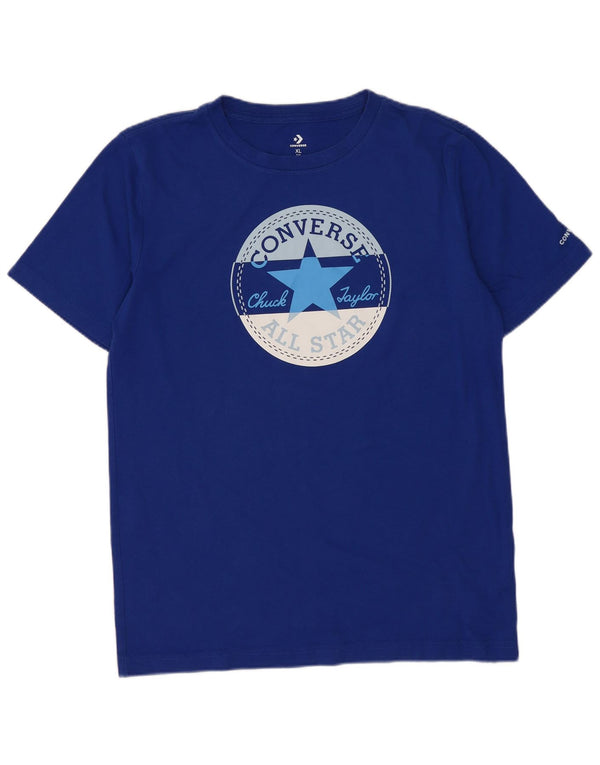 Camiseta Converse Boys Chuck Taylor Graphic Top 13-14 Anos XL Azul
