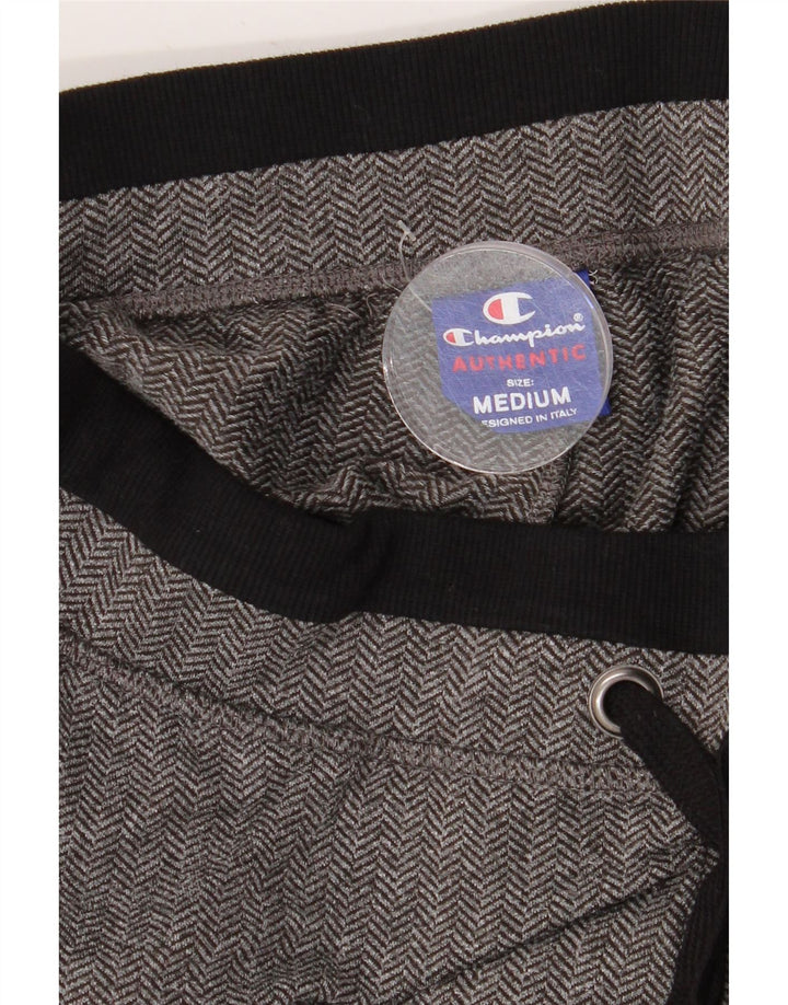 Calça de treino feminina Champion Joggers cinza médio espinha de peixe