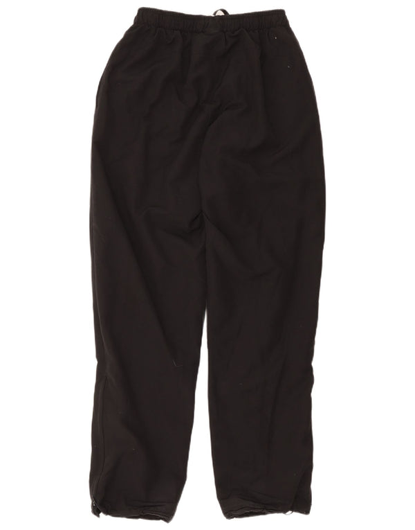 Adidas Womens Climalite Calças de treino Joggers UK 12 Médio Preto