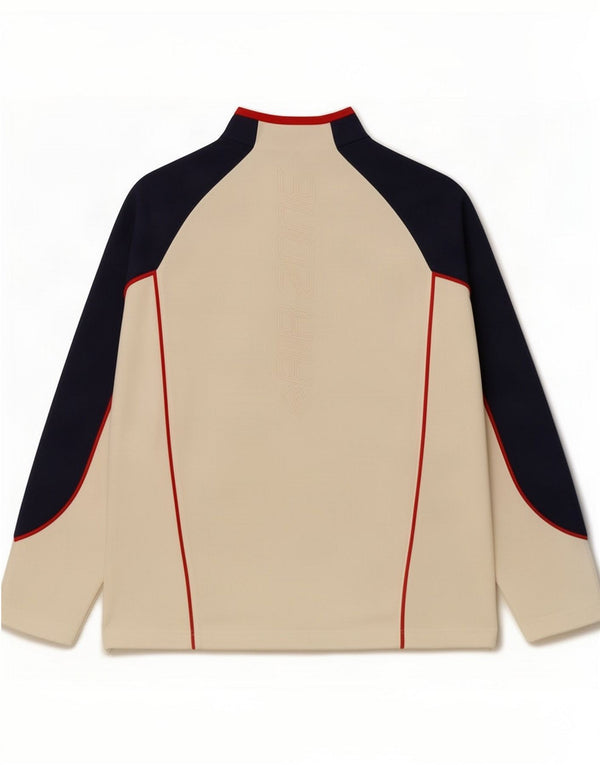 Lotto Boys Tracksuit Top Jacket 15-16 Years XL White Colourblock Polyester