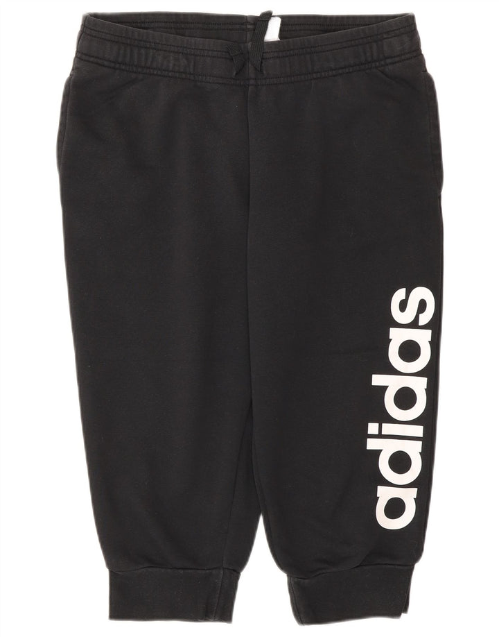 ADIDAS Mens Graphic Bermuda Sport Shorts UK 12/14 Médio Algodão Preto