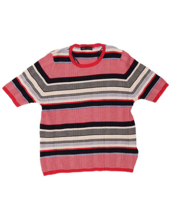 MARKS & SPENCER Suéter feminino com gola redonda UK 20 2XL multicolorido