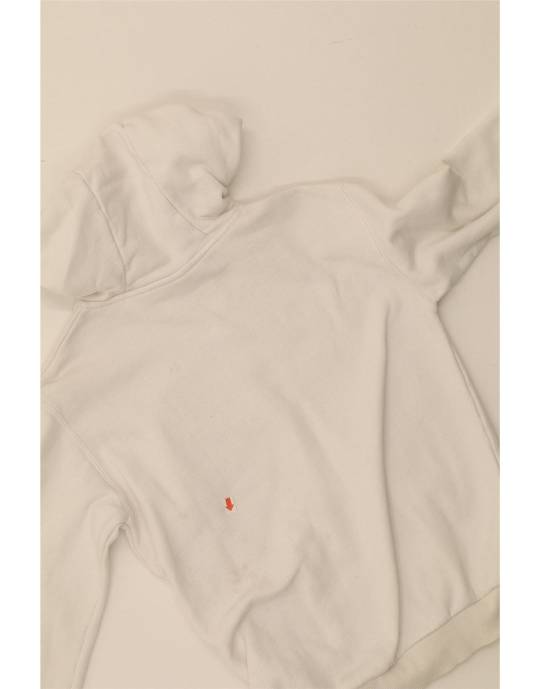 ELLESSE Womens Graphic Hoodie Jumper UK 6 XS White Cotton Vintage Ellesse and Second-Hand Ellesse from Messina Hembry 