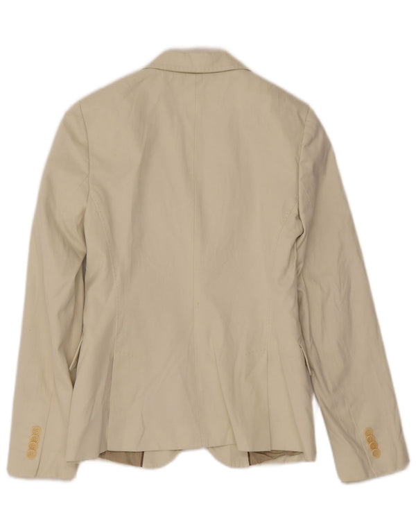Jaqueta blazer masculina Massimo Dutti com 2 botões UE 38 pequena algodão branco
