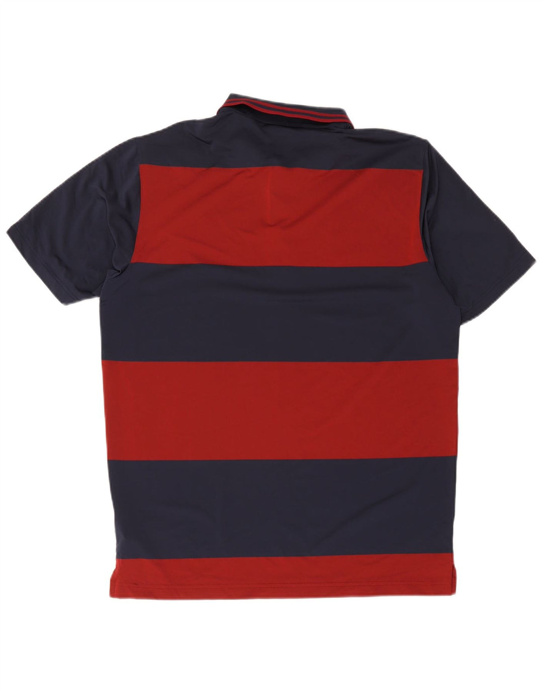 Camisa polo masculina Puma grande poliéster listrado azul marinho