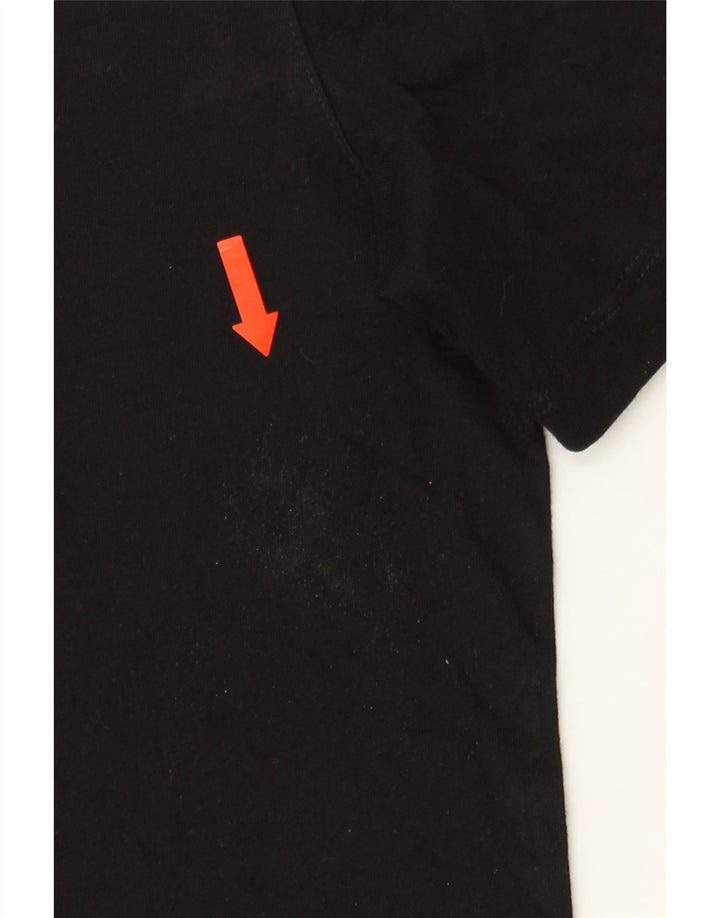 TED BAKER Mens Graphic T-Shirt Top Medium Black Cotton Vintage Ted Baker and Second-Hand Ted Baker from Messina Hembry 