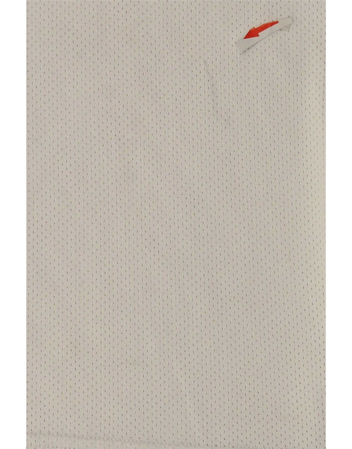Adidas Mens Graphic T-Shirt Top UK 38/40 Médio Branco Colorblock Poliéster