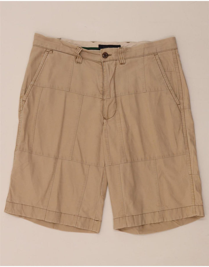 TOMMY HILFIGER Masculino Chino Shorts W32 Algodão Bege Médio
