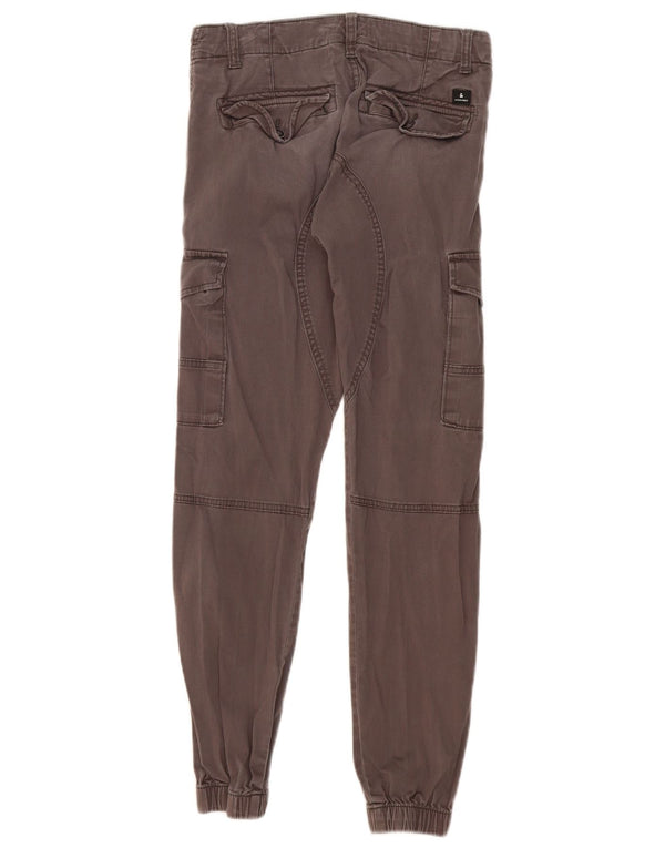 Calças cargo Jack & Jones Boys Joggers 15-16 anos W28 L28 algodão cinza