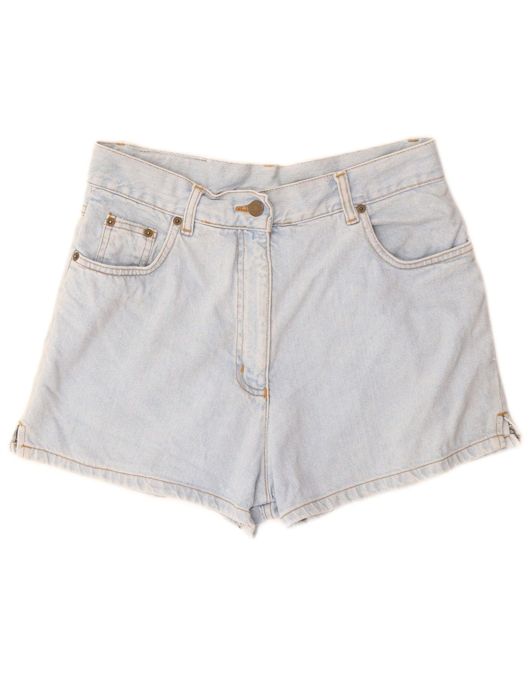 Shorts jeans feminino Arizona UK 14 médio W30 algodão azul
