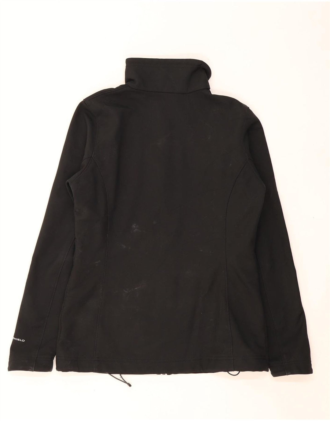 COLUMBIA Womens Omni-Shield Tracksuit Top Jacket UK 14 Médio Preto