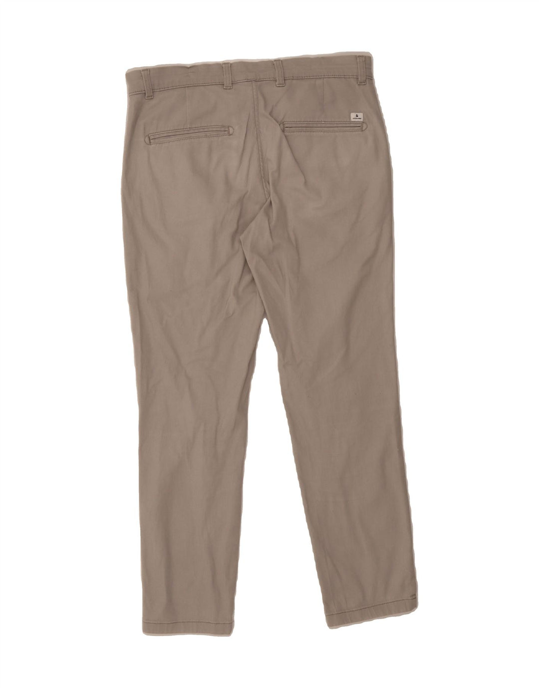 JACK & JONES Mens Slim Chino Trousers W32 L30 Grey Cotton Vintage Jack & Jones and Second-Hand Jack & Jones from Messina Hembry 