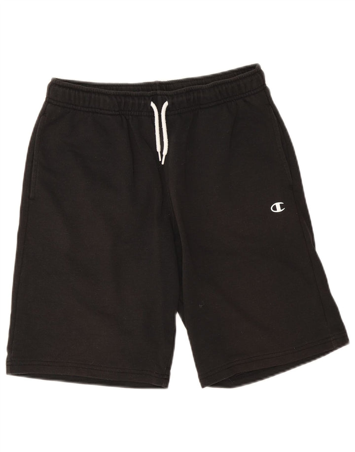 Shorts esportivos Champion Boys 13-14 anos XL preto