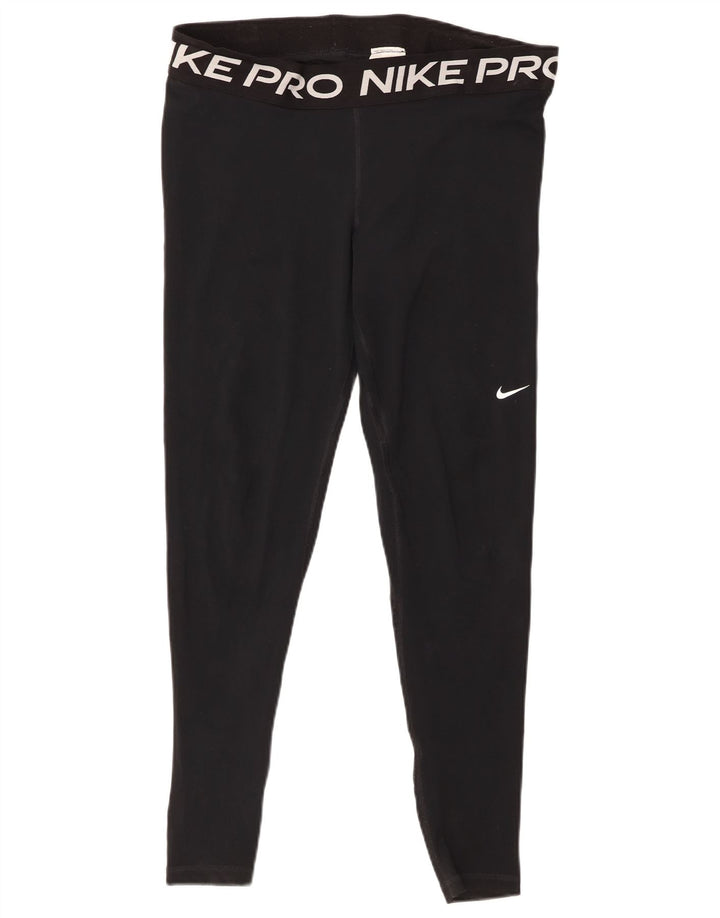 Leggings Nike Feminino UK 18 XL Preto Poliéster