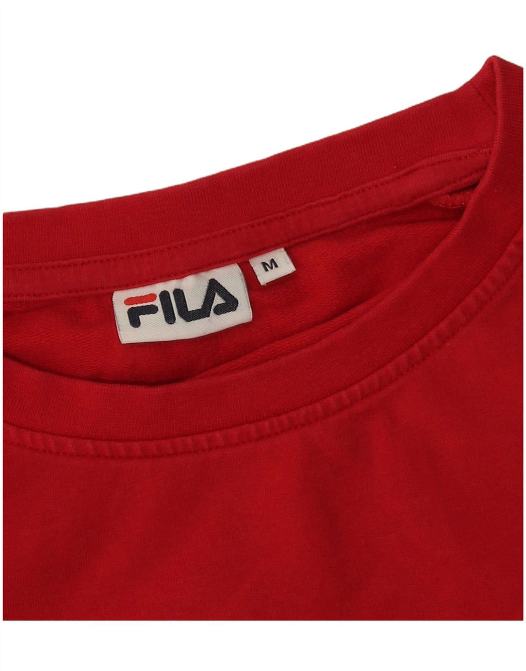 Fila feminino gráfico moletom jumper UK 14 médio vermelho