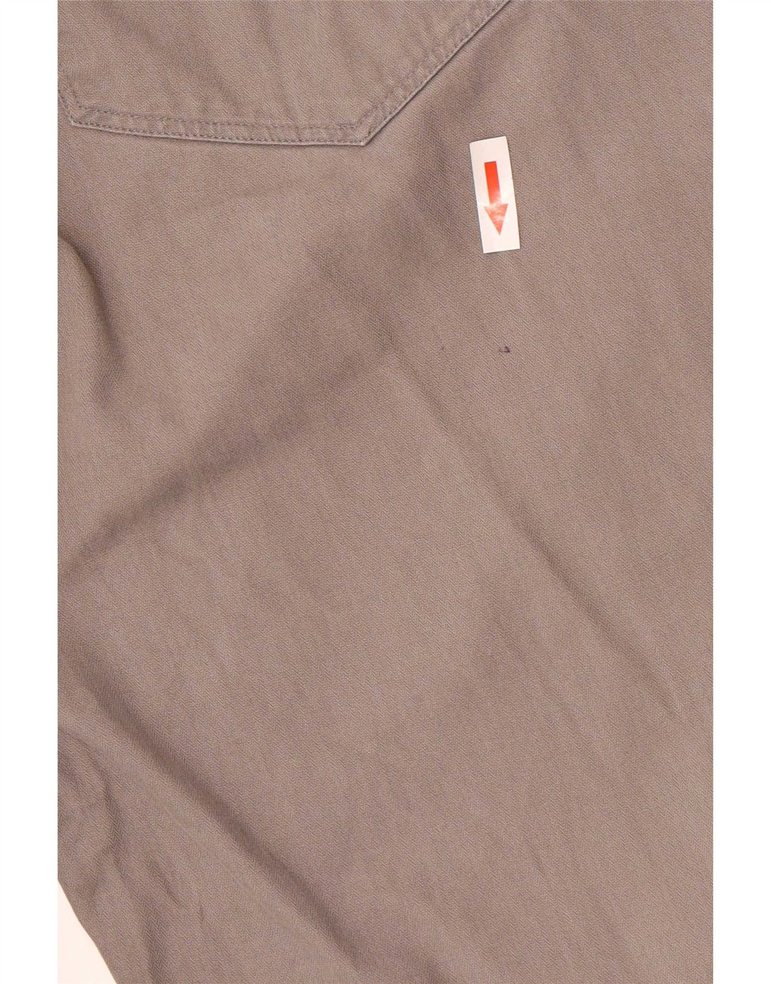 Calça masculina Marks & Spencer Autograph reta cortada W40 L25 cinza