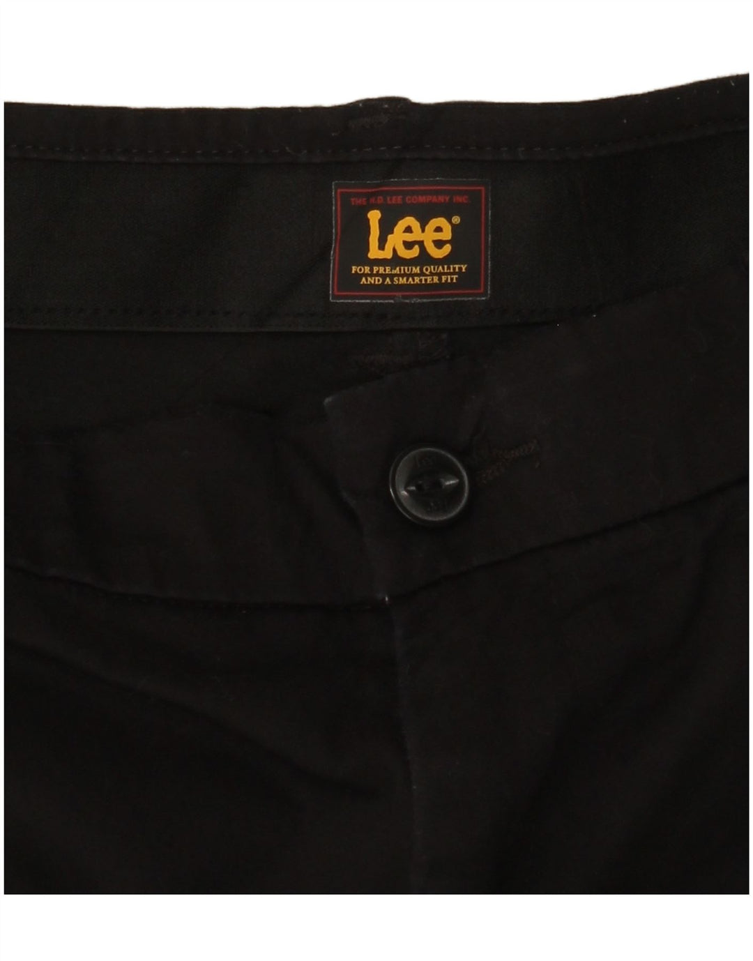Calça chino reta feminina LEE W30 L31 preta
