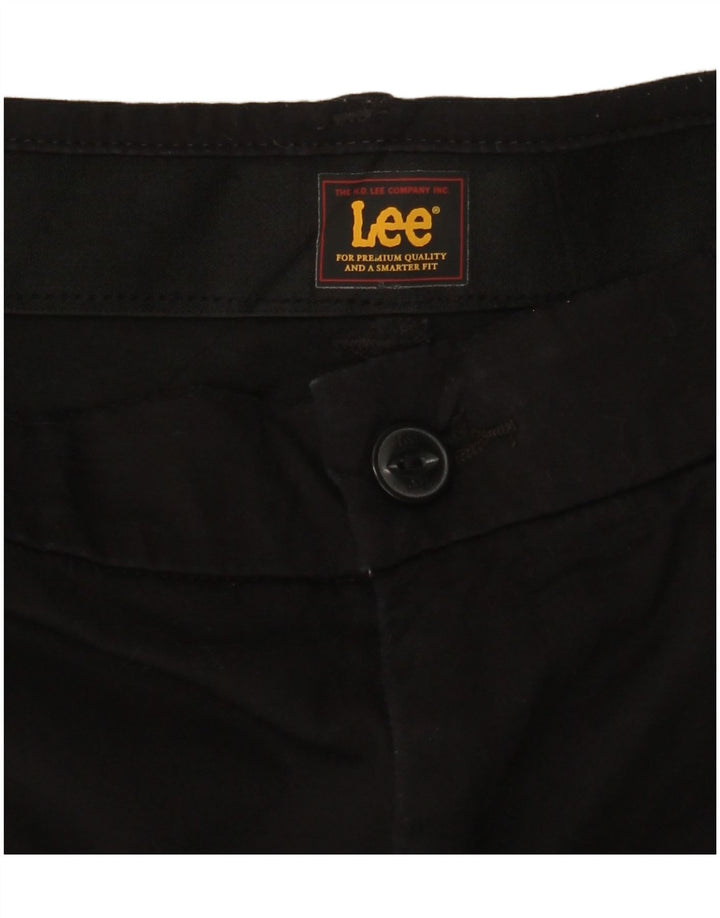 Calça chino reta feminina LEE W30 L31 preta