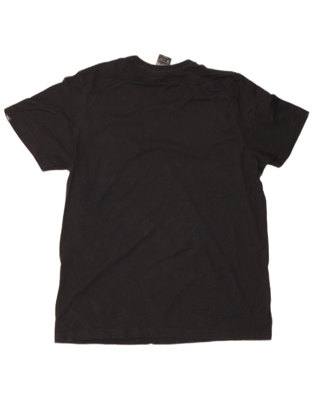 Adidas Mens Graphic T-Shirt Top Médio Algodão Preto