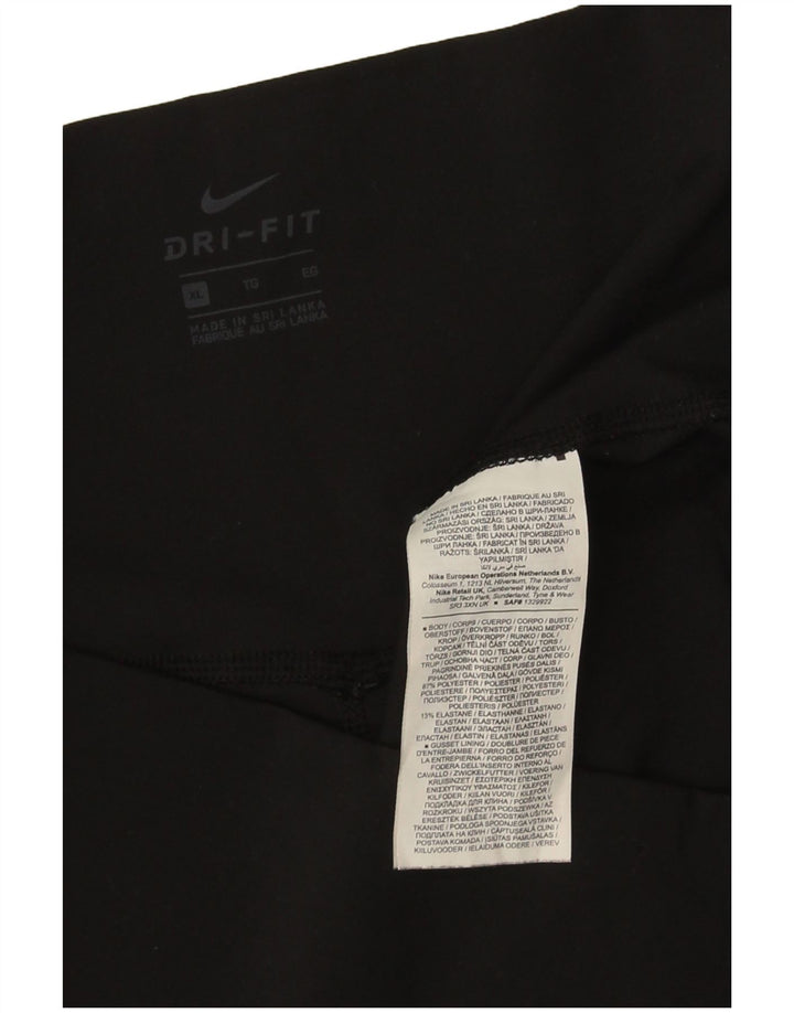 Leggings Nike Dri Fit Crop Feminino UK 18 XL Preto Poliéster