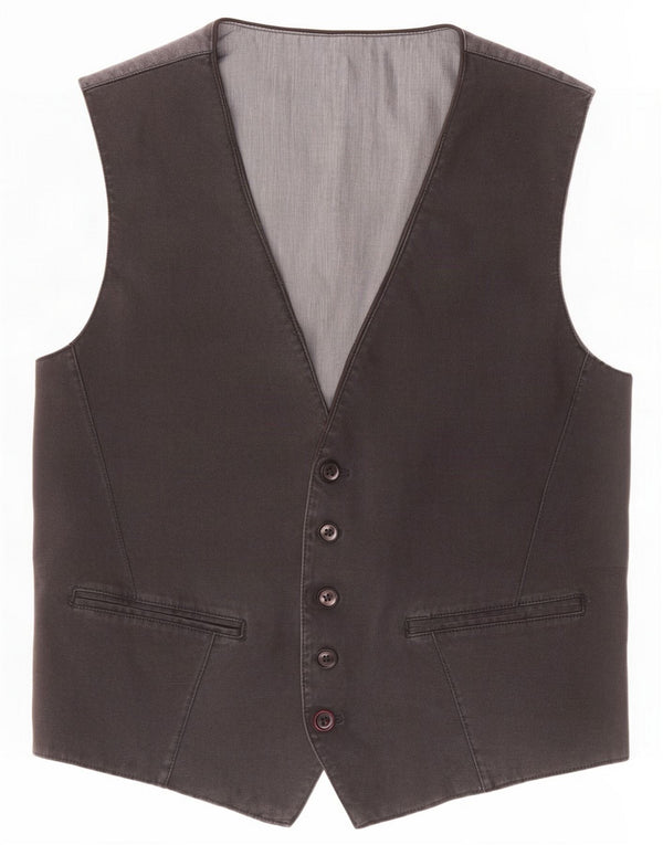 Colete masculino Sisley pequeno cinza