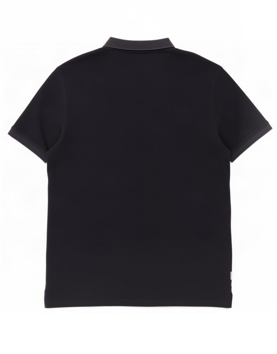 Camisa polo masculina Calvin Klein de algodão azul marinho médio