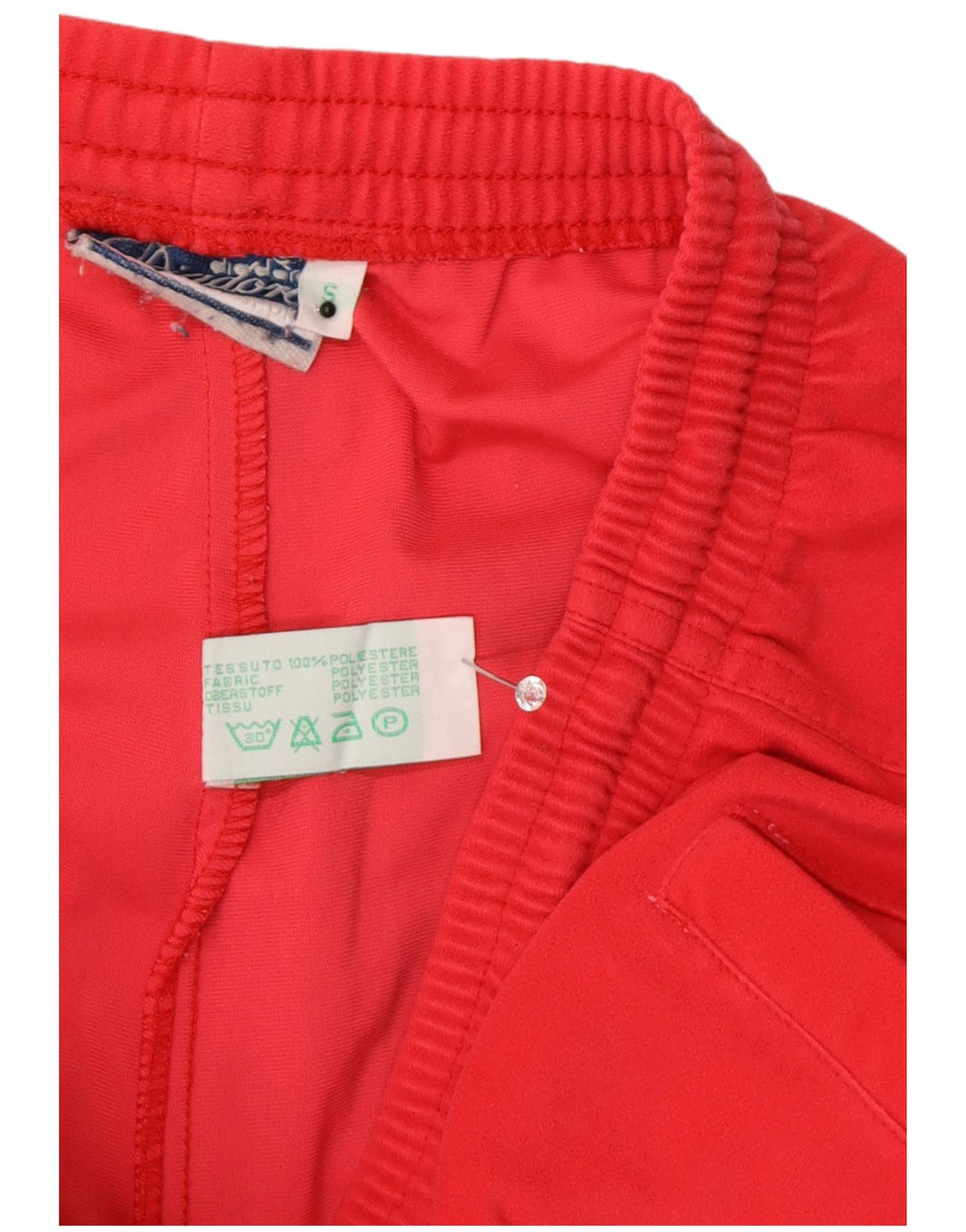 Calça de treino feminina Diadora UK 10 poliéster vermelho pequeno