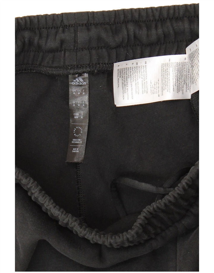 Adidas Mens Treino Calças Joggers Médio Algodão Preto
