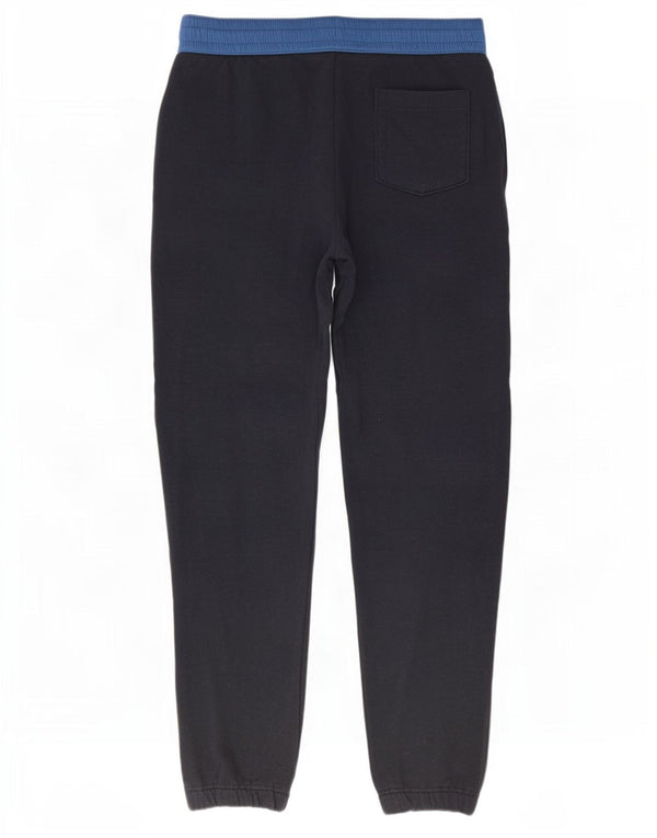 Calça de treino masculina Hollister joggers pequeno azul marinho colorblock