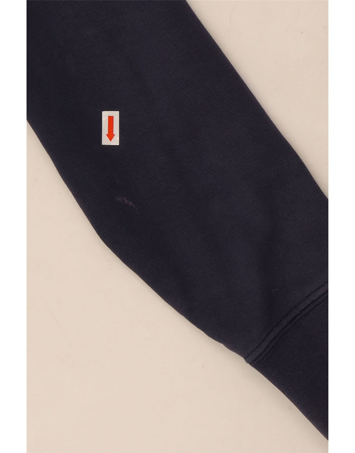 Suéter masculino Nike Graphic Zip com capuz médio azul marinho